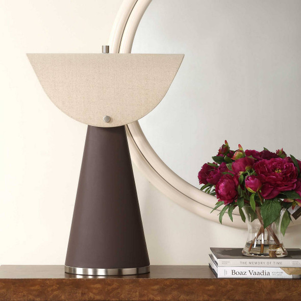 Conover Brown Modern Table Lamp Contemporary style Table Lamp Decor