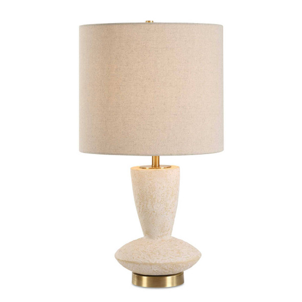 Doreyn Ivory Table Lamp - Size: 65H x 36W x 36D (cm) - Mid-Century Modern style