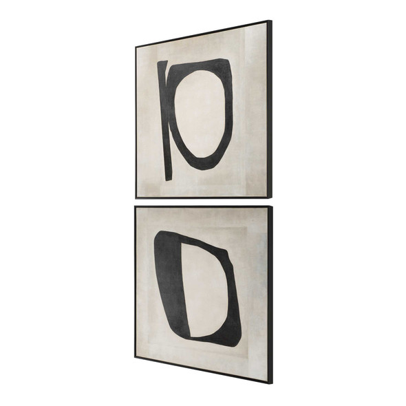 Characters Abstract Art Set/2 Contemporary style Painting Decor