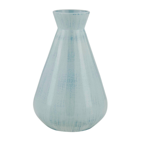Flare Spire Indoor-Outdoor Ceramic Vase - Size: 46H x 30W x 30D (cm) - Contemporary style