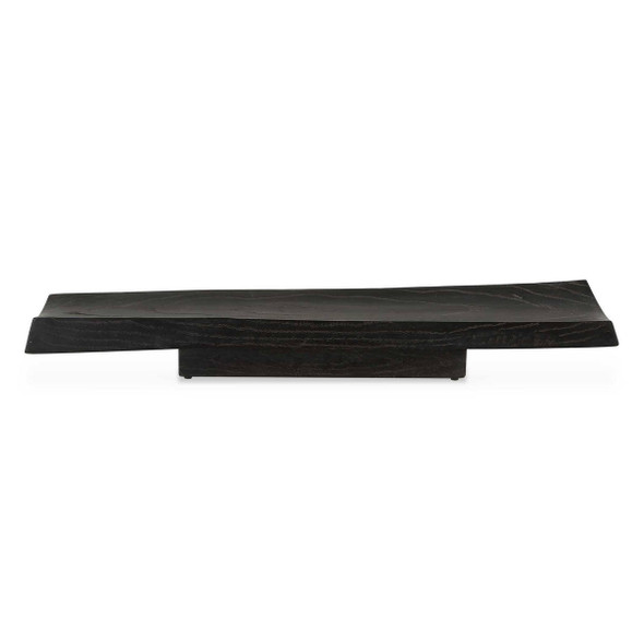 Ciaran Indoor-Outdoor Wooden Tray - Size: 13H x 93W x 18D (cm) - Contemporary style