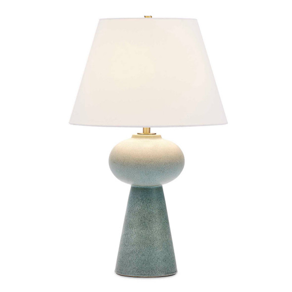 Elwyn Light Blue Table Lamp - Size: 65H x 41W x 41D (cm) - Contemporary style