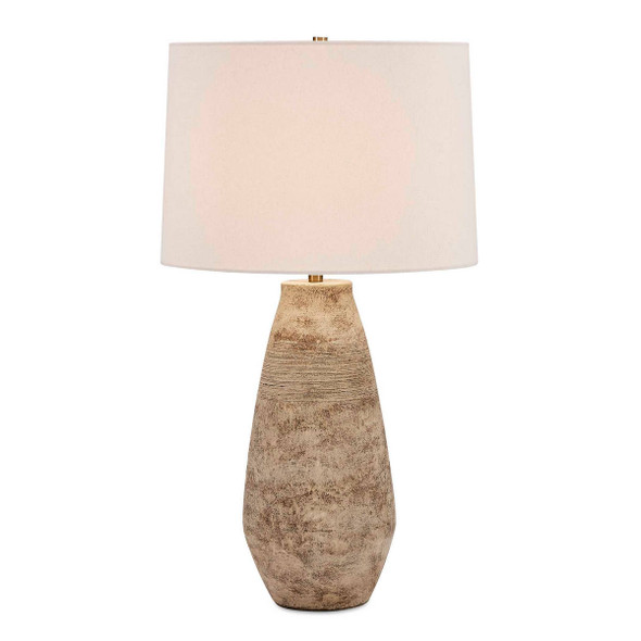 Dunford Aged Table Lamp - Size: 72H x 41W x 41D (cm) - Contemporary style