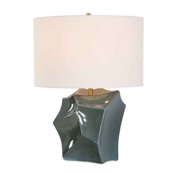 Prisma Smoky Bronze Table Lamp - Size: 61H x 46W x 46D (cm) - Contemporary style