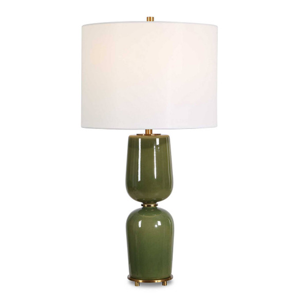 Meyer Green Table Lamp - Size: 69H x 36W x 36D (cm) - Contemporary style