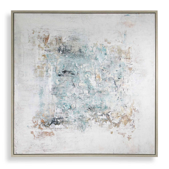 Find Me Here Abstract Framed Canvas Art - Size: 105H x 105W x 5D (cm) - Contemporary style