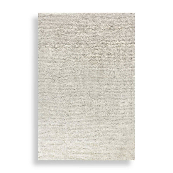 Clayhill Ivory White 6 X 9 Rug - Size: 274H x 183W x 1D (cm) - Contemporary style