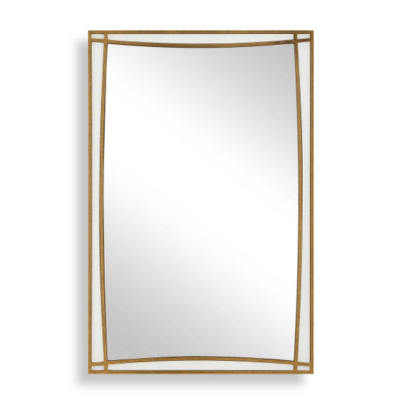 Florence Antique Gold Mirror - Size: 114H x 76W x 2D (cm) - Contemporary style