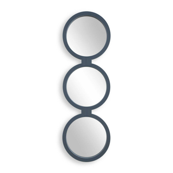 Going In Circles Blue Gray Mirror - Size: 142H x 46W x 4D (cm) - Contemporary style