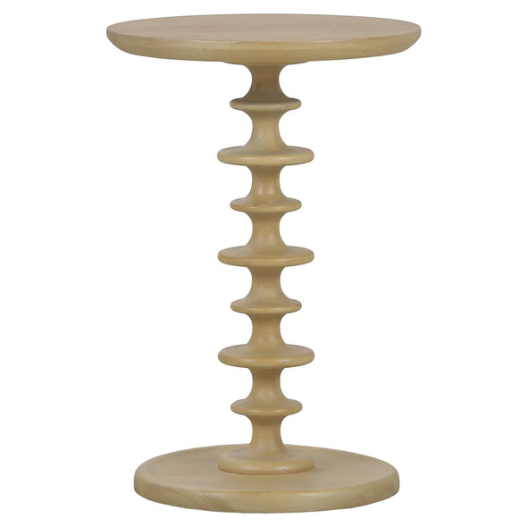 Milano Round Side Table - Fruit Wood - Mid-Century Modern style