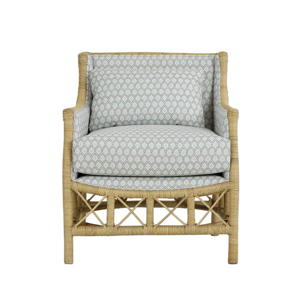 Rabana Rattan Chair - Rattan Natural / Spivey Rost Fabric (28728RNATSF224)