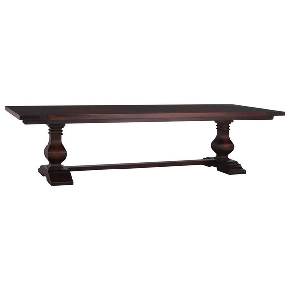 Miniature Trestle Table (Cheese Board) - Aged Honey Mahogany - French Provincial style