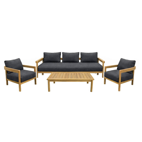 Leilani 4Pc Lounge Set W/Cover - Resort style