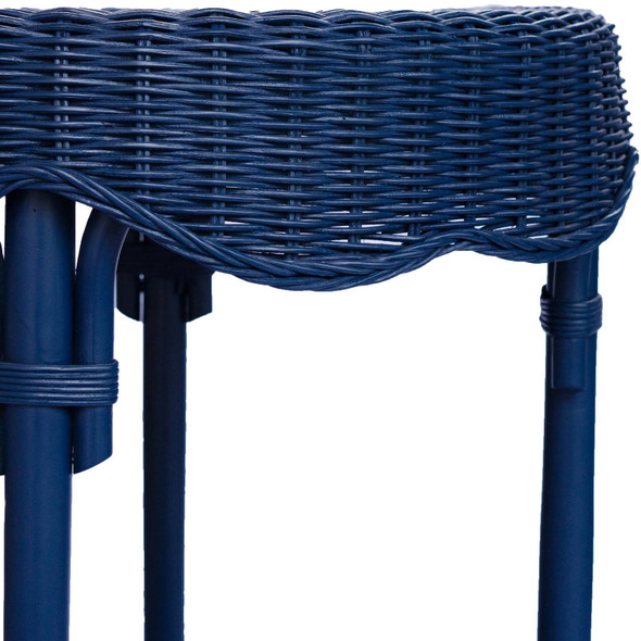 Surabaya Side Table - Deep Blue Living Room Furniture - GT-122DB