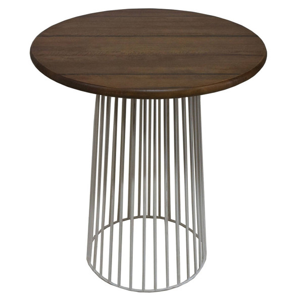 Birdcage Bar Table-White - Mid-Century Modern style