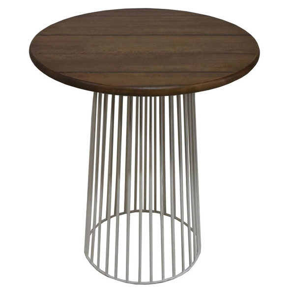 Birdcage Bar Table-White - Mid-Century Modern style