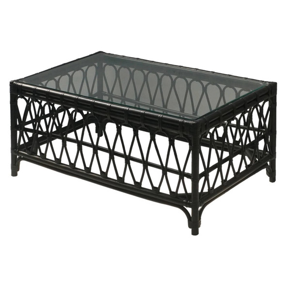 Antigua Coffee Table - Black Living Room Furniture - R-0651BLACK