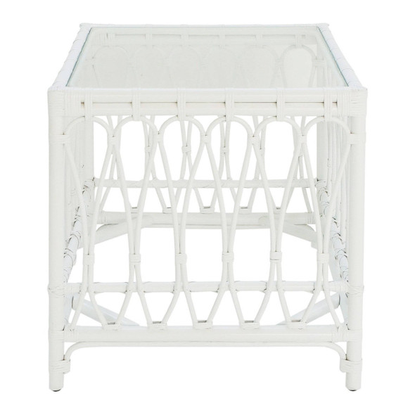 Antigua Side Table - White - Coastal style