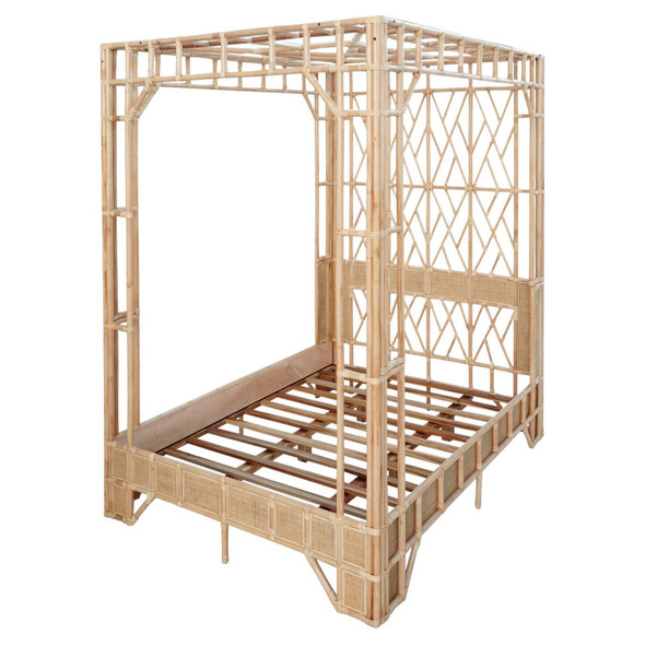Nirvana 4 Poster King Bed Bedroom Furniture - R-0756