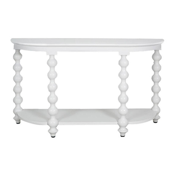 Bolan Console Table - White Living Room Furniture - T-0148WHITE