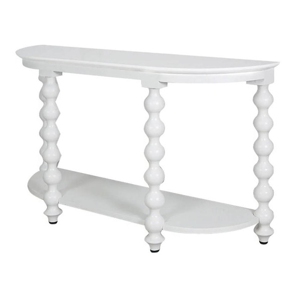 Bolan Console Table - White - Boho Chic style