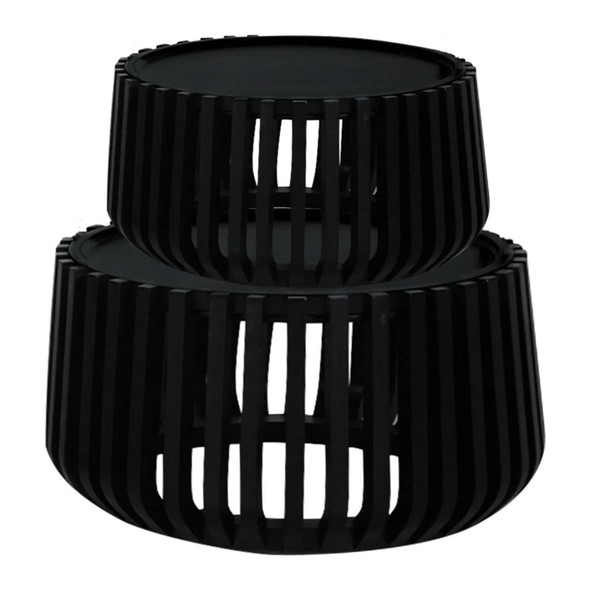 Venti Coffee Table S/2 - Black - Contemporary style