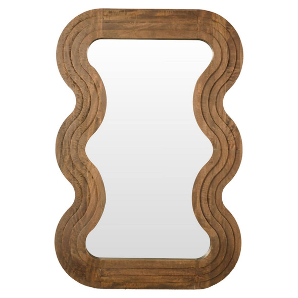 Ripple Oval Mirror-Rustic No1 - Contemporary style