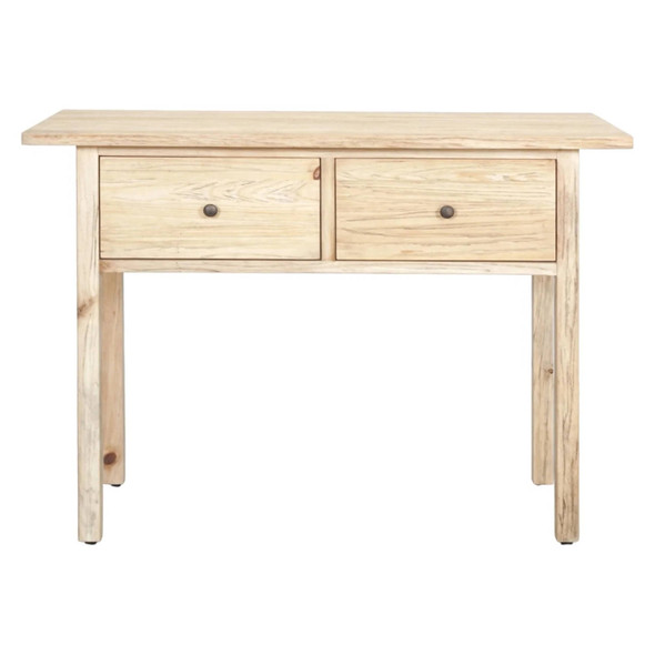 Novato 2 Drw Console - Distressed Natural - Contemporary style