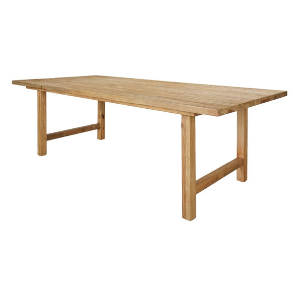 Novato Dining Table 220Cm - Distressed Rustic Dining Room Furniture - T-0486RP