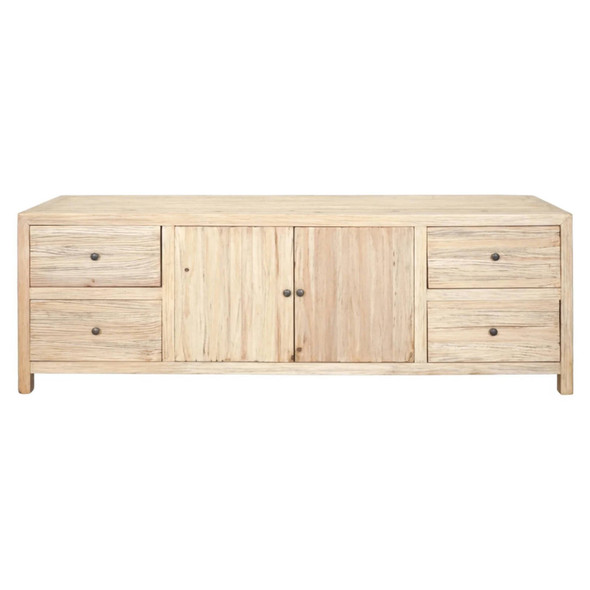 Novato 4Drw/2Dr Cab - Distressed Natural - Contemporary style