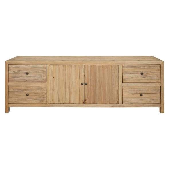 Novato 4Drw/2Dr Cab - Distressed Rustic - Contemporary style