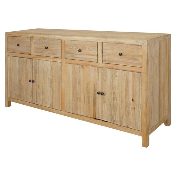Novato 4Drw/4Dr Buffet - Distressed Rustic Dining Room Furniture - T-0490RP