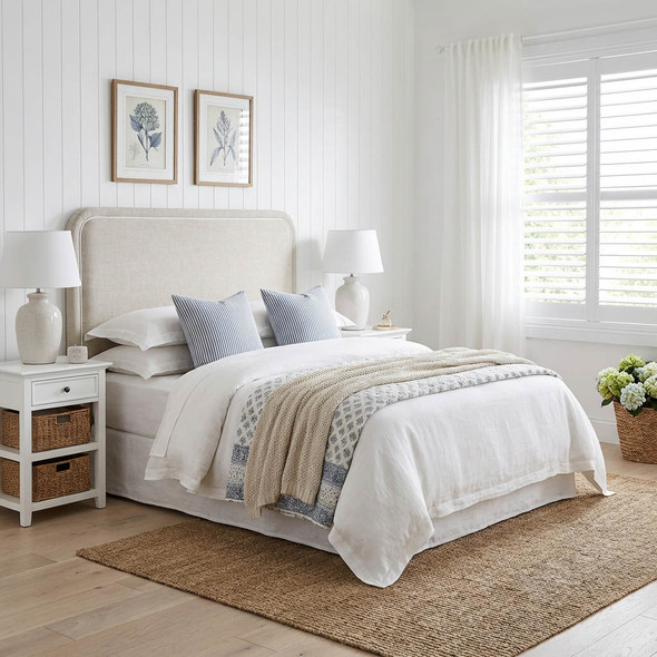 Varna Queen Headboard - Oatmeal Linen HL609Q-F55