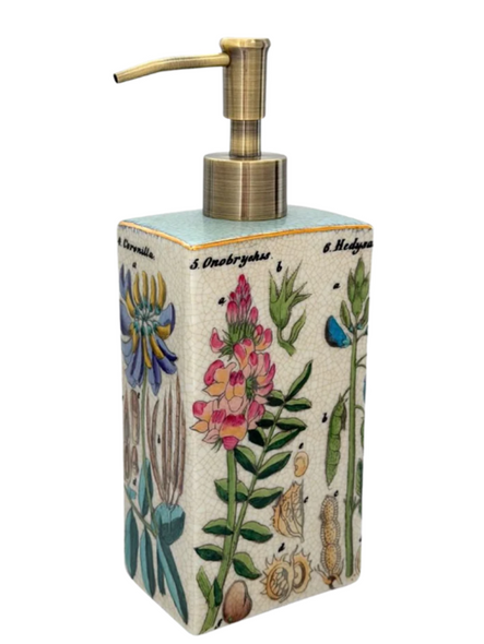 Porcelain Archivo Savon Dispenser - Botanica ARCH004