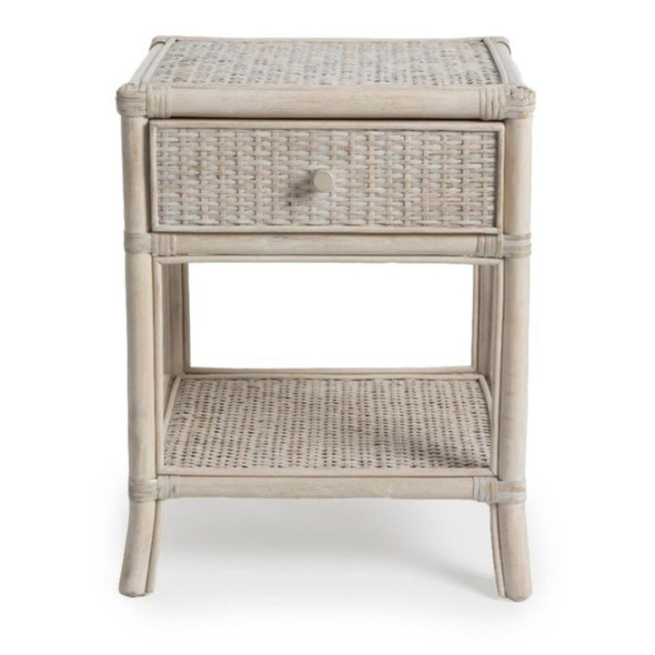 Amara Bedside - Antique White - N098-RATG-AW