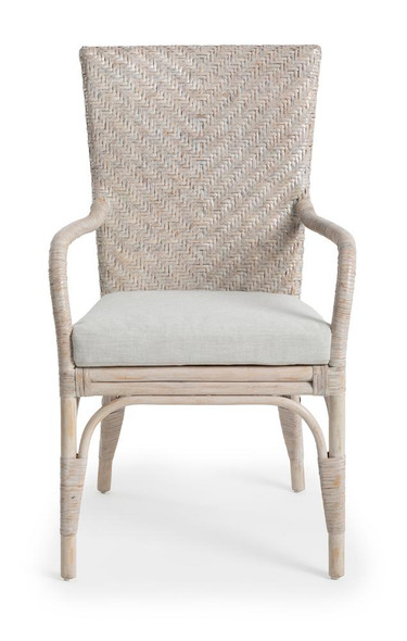Amara Dining/Carver Chair - Antique White - N018-RATG-AW