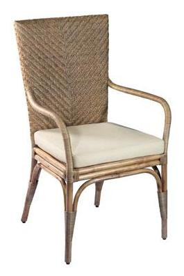 Amara Dining/Carver Chair Mud Grey - N018-RATG-MG
