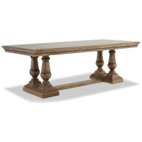 Laurent Pedestal 240cm Dining Table - Walnut Grey - TT042M-WG