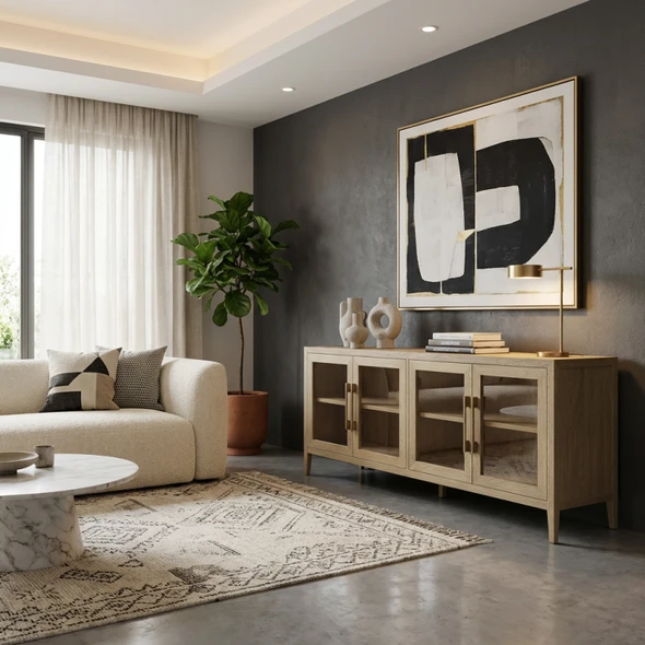 Winchester Contemporary Sideboard Weathered Oak (ML638-200-105) HL638-200-105