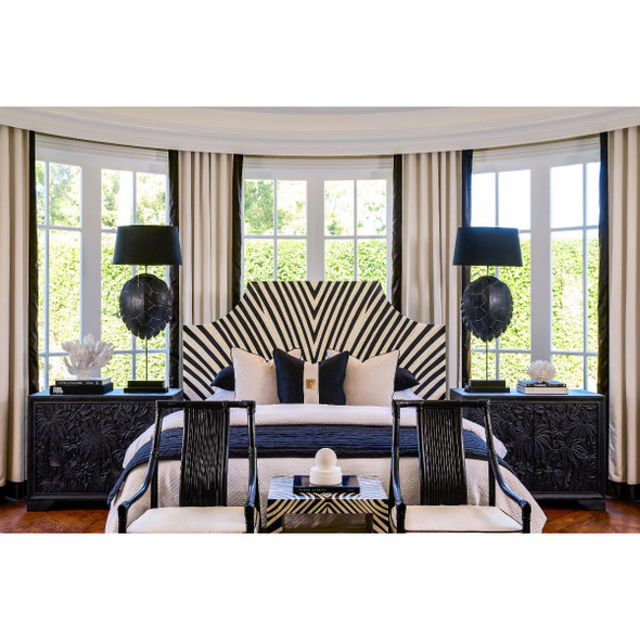Serengeti Queen Bedhead - Black/White - BT006
