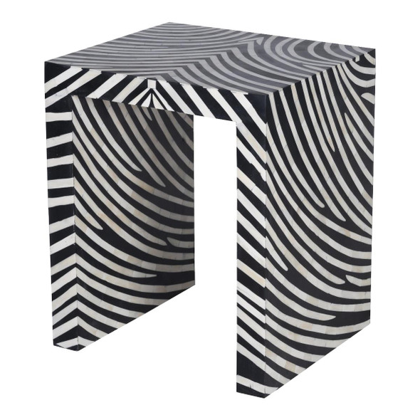 Serengeti Side Table - Black/White - BT001