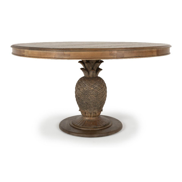 Venus (Pineapple) 140 Round Dining Table - Natural Ash (indoor) - TP-005-A