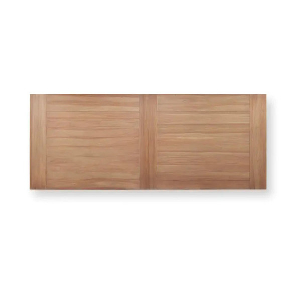 Hamptons X-Base Dining Table 270cm - Straw Wash- Size: 76H x 275W x 120D (cm) - French Provincial style