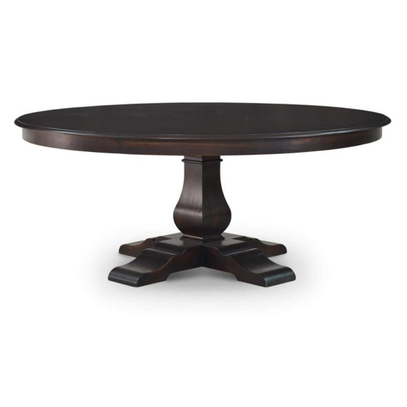 Provincial Trestle Round Dining Table 180cm Smooth Top - Walnut - 66434-WLT
