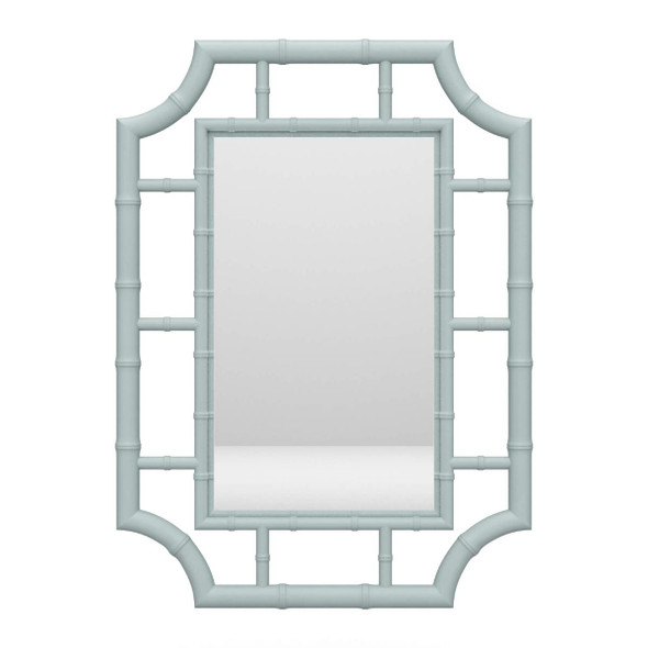 Bamboo Mirror - Frosted Blue - 76708-FRB
