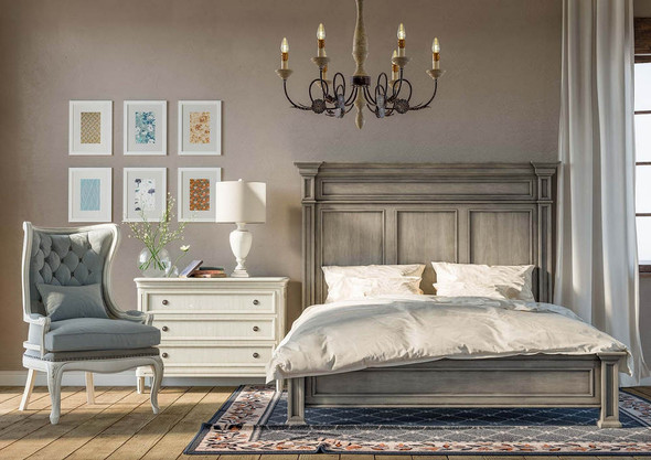 Empire Bed Queen - Solid Timber Traditional style Bedroom furniture