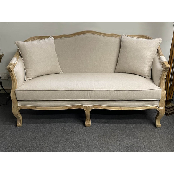 Moliere French Provincial Upholstered 2 Seat Sofa