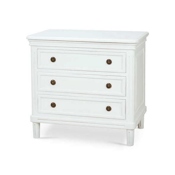 Hayward 3 Drawer Dresser Small - Size: 81H x 86W x 48D (cm) - Farmhouse style
