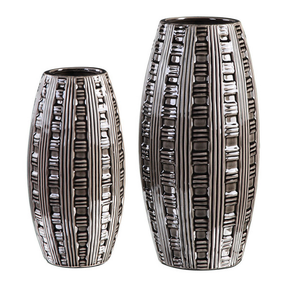 Aura Vases S/2 by Uttermost