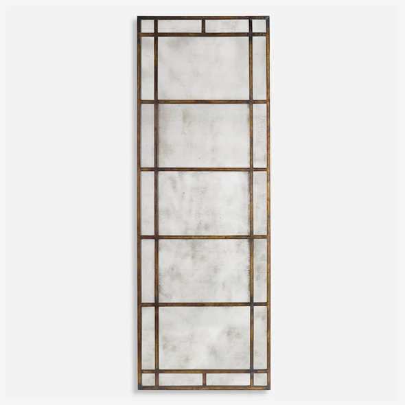Avidan Antique Bronze Mirror Mid-Century Modern style Wall Mirror Decor